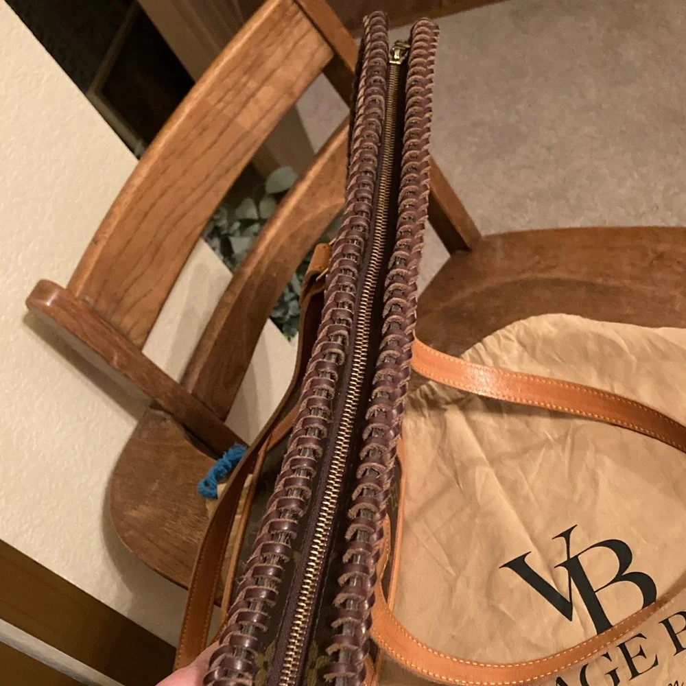 Vintage Boho Louis Vuitton Tote Bag w/Dust Bag EUC - Picture 7 of 12